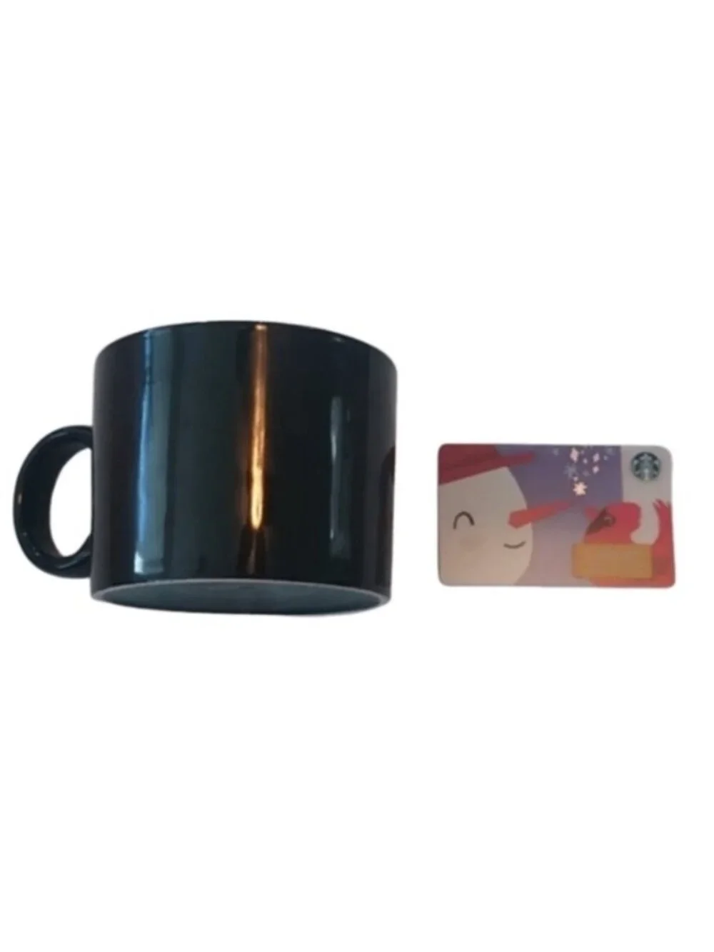 Starbucks Signature Black Coffee Tea Mug, 12 oz. + Blank Holiday GC